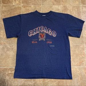 Vintage Chicago Bears Striped T Shirt